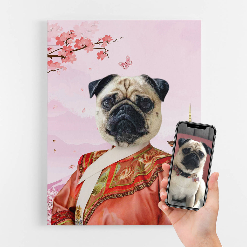 Asian Princess Dog Portrait