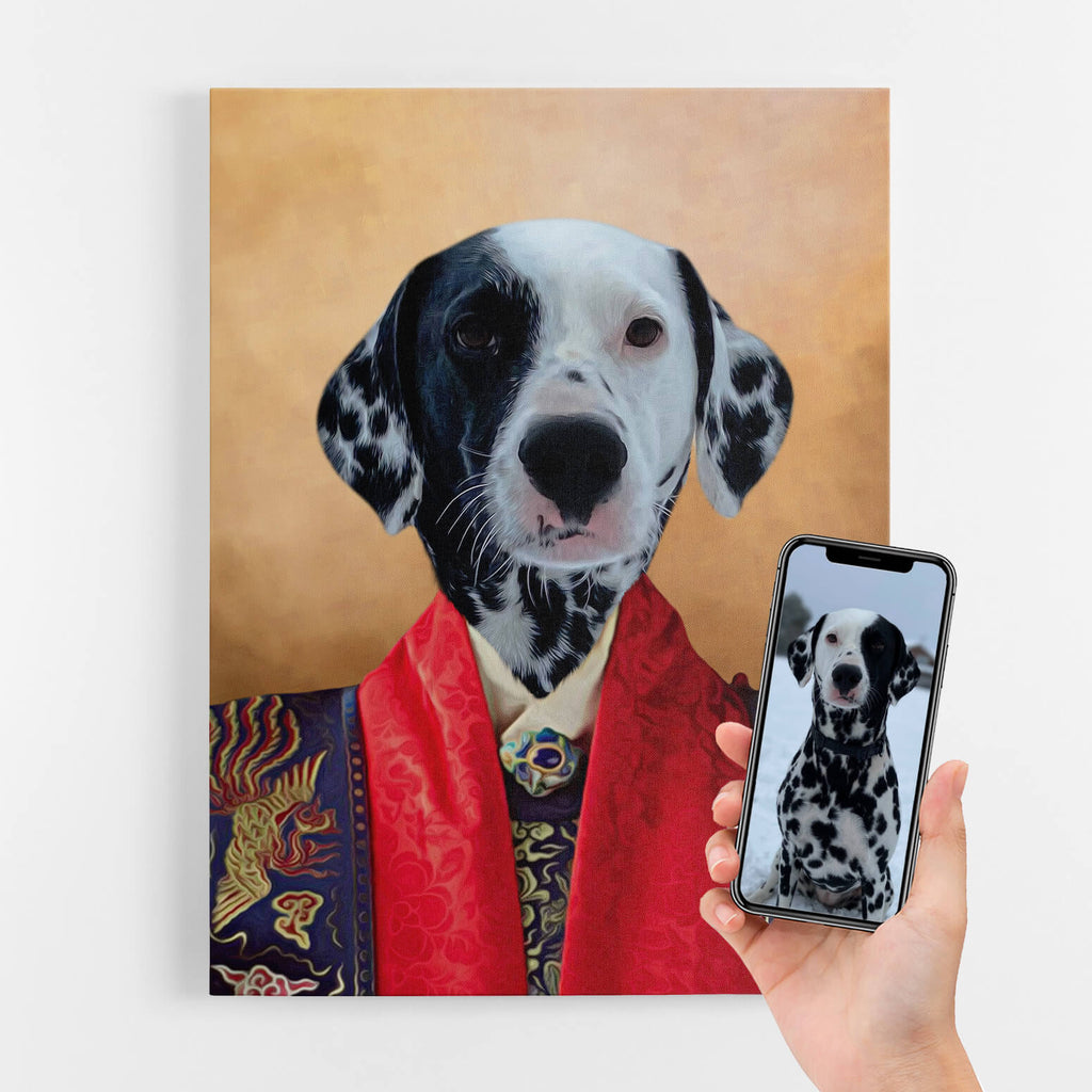 Asian Empress Dog Portrait