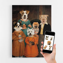 Load image into Gallery viewer, Victorian Family Dog Portrait