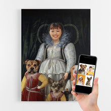 Load image into Gallery viewer, Victorian Mum &amp; Children Dog Portrait