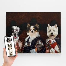 Load image into Gallery viewer, Victorian Kings Royal Dog Portrait