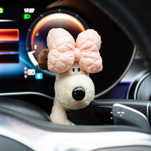 Load image into Gallery viewer, Car small ornaments cute head dog plush doll sentimental car interior decoration supplies