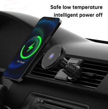 Load image into Gallery viewer, 15W Magnetic car wireless charger for Apple iPhone 14 Pro Max