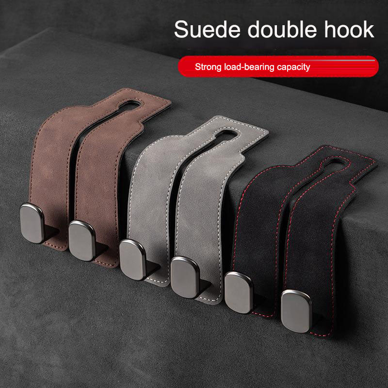 Car seat back phone holder hook