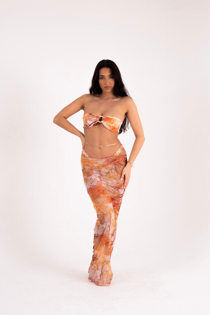 Ruched bottoms - Sahara print