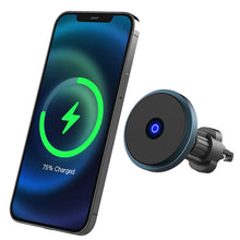 Load image into Gallery viewer, 15W Magnetic car wireless charger for Apple iPhone 14 Pro Max