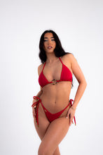 Load image into Gallery viewer, V-front tie bottoms - deep red