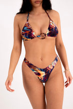 Load image into Gallery viewer, High leg bottoms (thong or brazilian back option) - twilight print