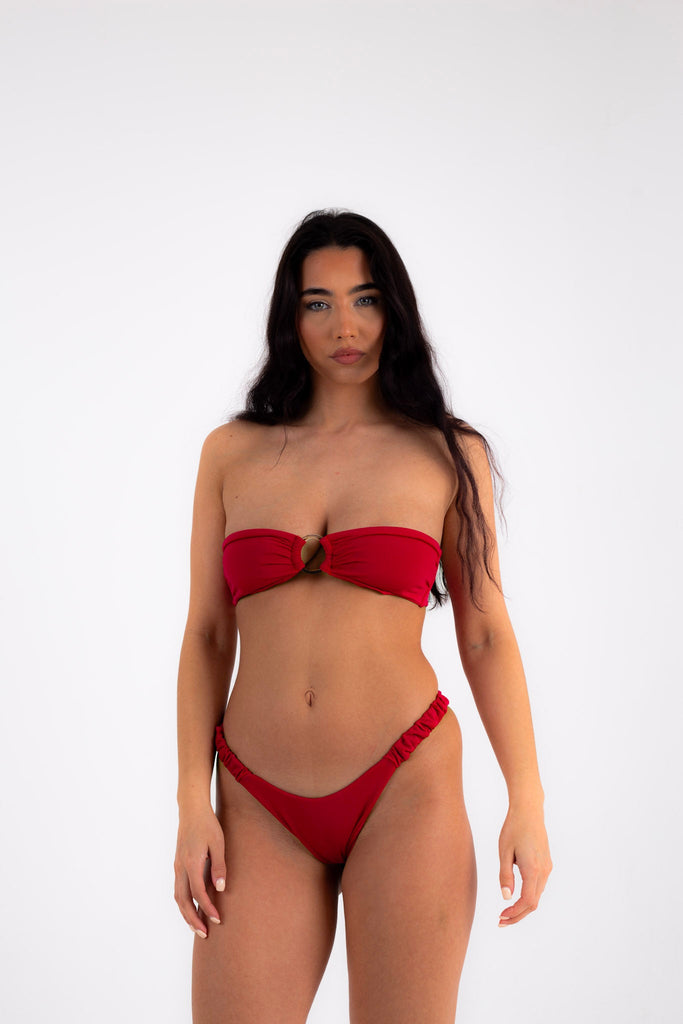 Ring bandeau - deep red