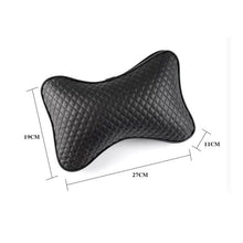 Load image into Gallery viewer, 1 pair Luxury Linen material car headrest pillow Unisex Breathable Auto Neck Rest Headrest Cushion Pillows 4 seasons Universal