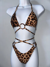 Load image into Gallery viewer, Leopard foil two piece set