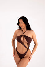 Load image into Gallery viewer, Ibiza swimsuit - chocolate brown