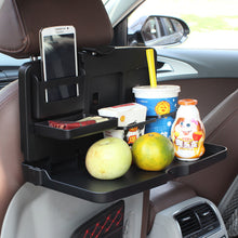 Load image into Gallery viewer, Car Dining Tray Chair Back Storage Table Small Dining Table Car Chair Back Drink Rack Mobile Phone Rack Car Supplies