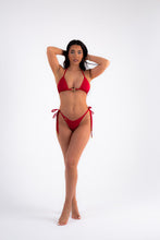 Load image into Gallery viewer, V-front tie bottoms - deep red