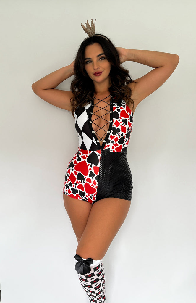 The queen of hearts playsuit