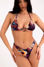 Load image into Gallery viewer, High leg bottoms (thong or brazilian back option) - twilight print