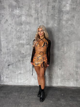 Load image into Gallery viewer, CYBER orange/black mesh three piece set