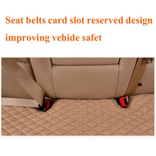 Load image into Gallery viewer, Flax Car Seat Cover Four Seasons Front Rear Linen Fabric Cushion Breathable Protector Mat Pad Auto accessories Universal Size