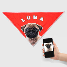 Load image into Gallery viewer, Your Dog Name Bandana