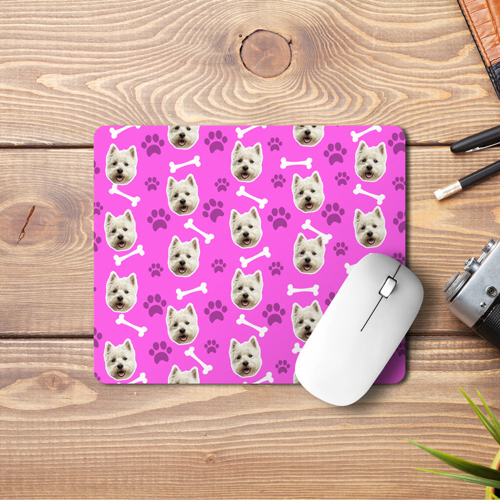 Dog Face Mouse Mat