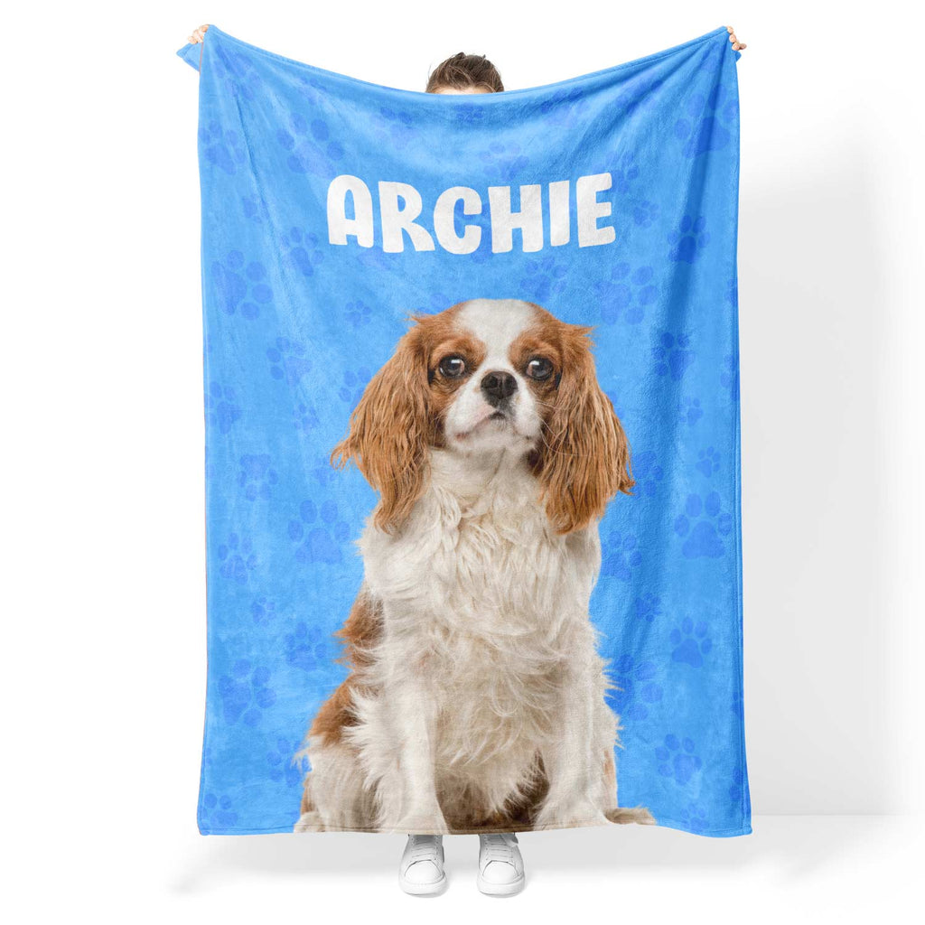 Dog Name Personalised Blanket