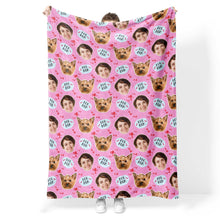 Load image into Gallery viewer, Dog Mum Personalised Blanket