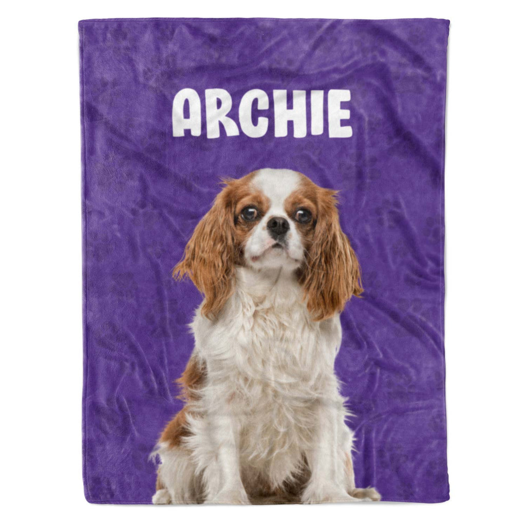 Dog Name Personalised Blanket