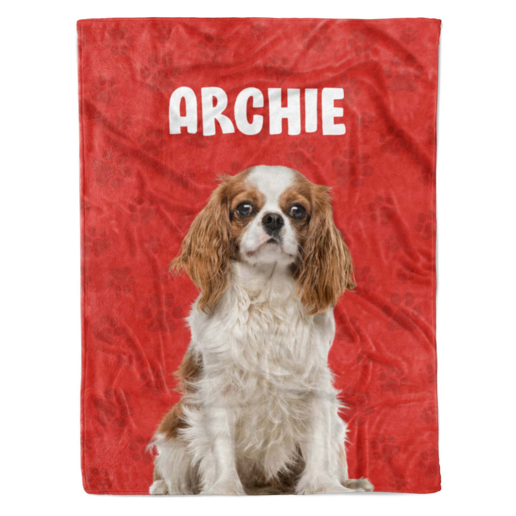 Dog Name Personalised Blanket