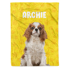 Load image into Gallery viewer, Dog Name Personalised Blanket