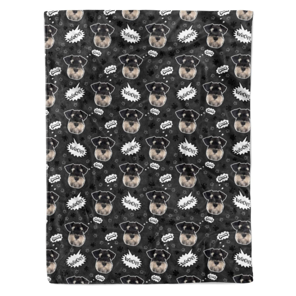 Woof Dog Personalised Blanket