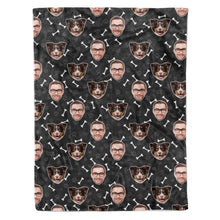 Load image into Gallery viewer, Dog &amp; Owner Personalised Blanket