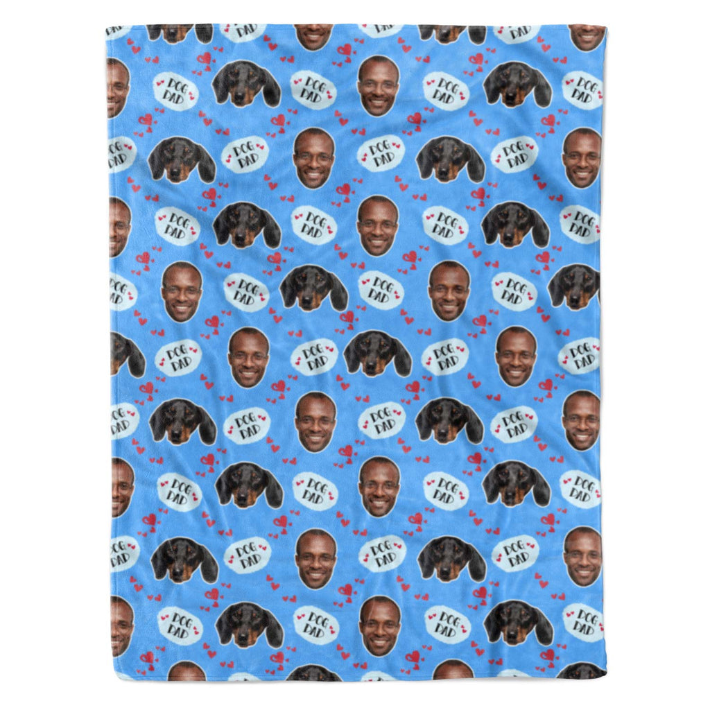 Dog Dad Personalised Blanket