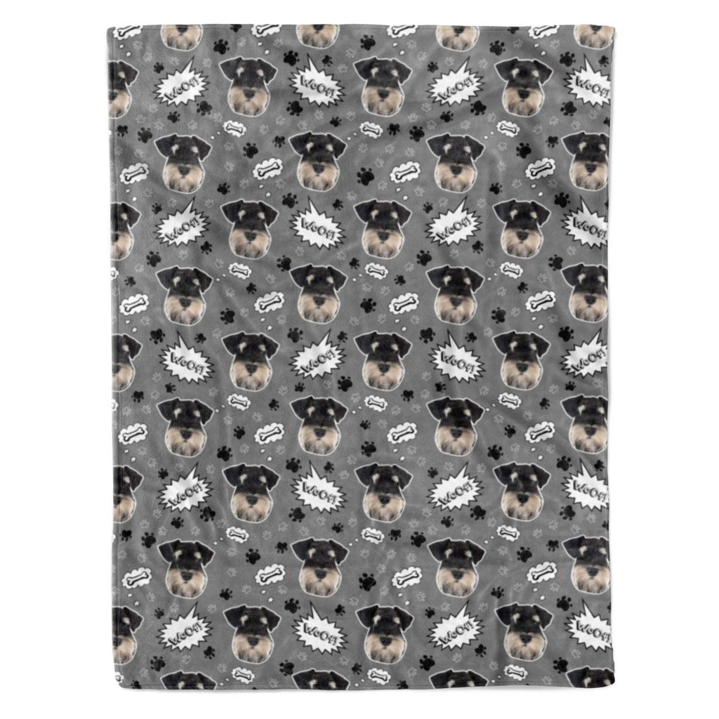 Woof Dog Personalised Blanket