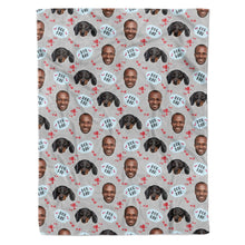 Load image into Gallery viewer, Dog Dad Personalised Blanket