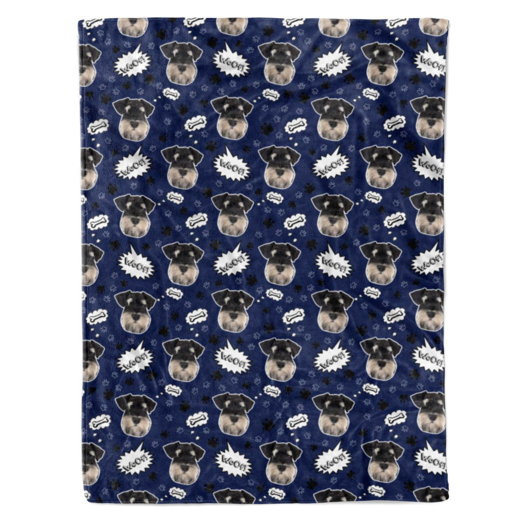 Woof Dog Personalised Blanket