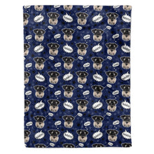 Load image into Gallery viewer, Woof Dog Personalised Blanket