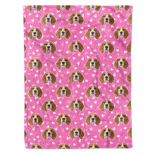 Load image into Gallery viewer, Dog Hearts Personalised Blanket