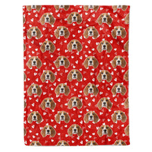 Load image into Gallery viewer, Dog Hearts Personalised Blanket