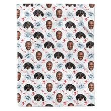 Load image into Gallery viewer, Dog Dad Personalised Blanket