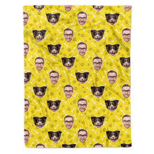 Load image into Gallery viewer, Dog &amp; Owner Personalised Blanket