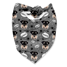 Load image into Gallery viewer, unique woof dog bandana