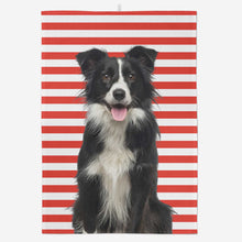 Load image into Gallery viewer, Your Dog Stripes Tea Towel