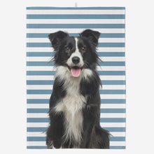 Load image into Gallery viewer, Your Dog Stripes Tea Towel