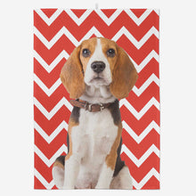 Load image into Gallery viewer, Your Dog Zig Zag Tea Towel