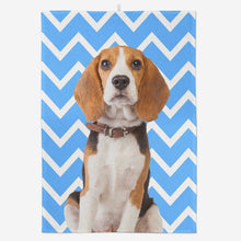 Load image into Gallery viewer, Your Dog Zig Zag Tea Towel