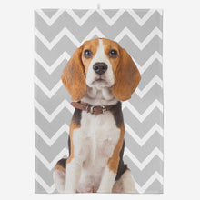 Load image into Gallery viewer, Your Dog Zig Zag Tea Towel