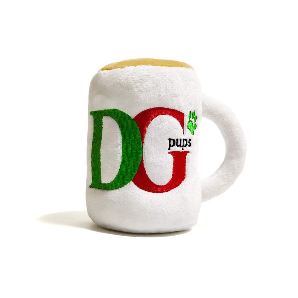 DG Pups Mug Dog Toy