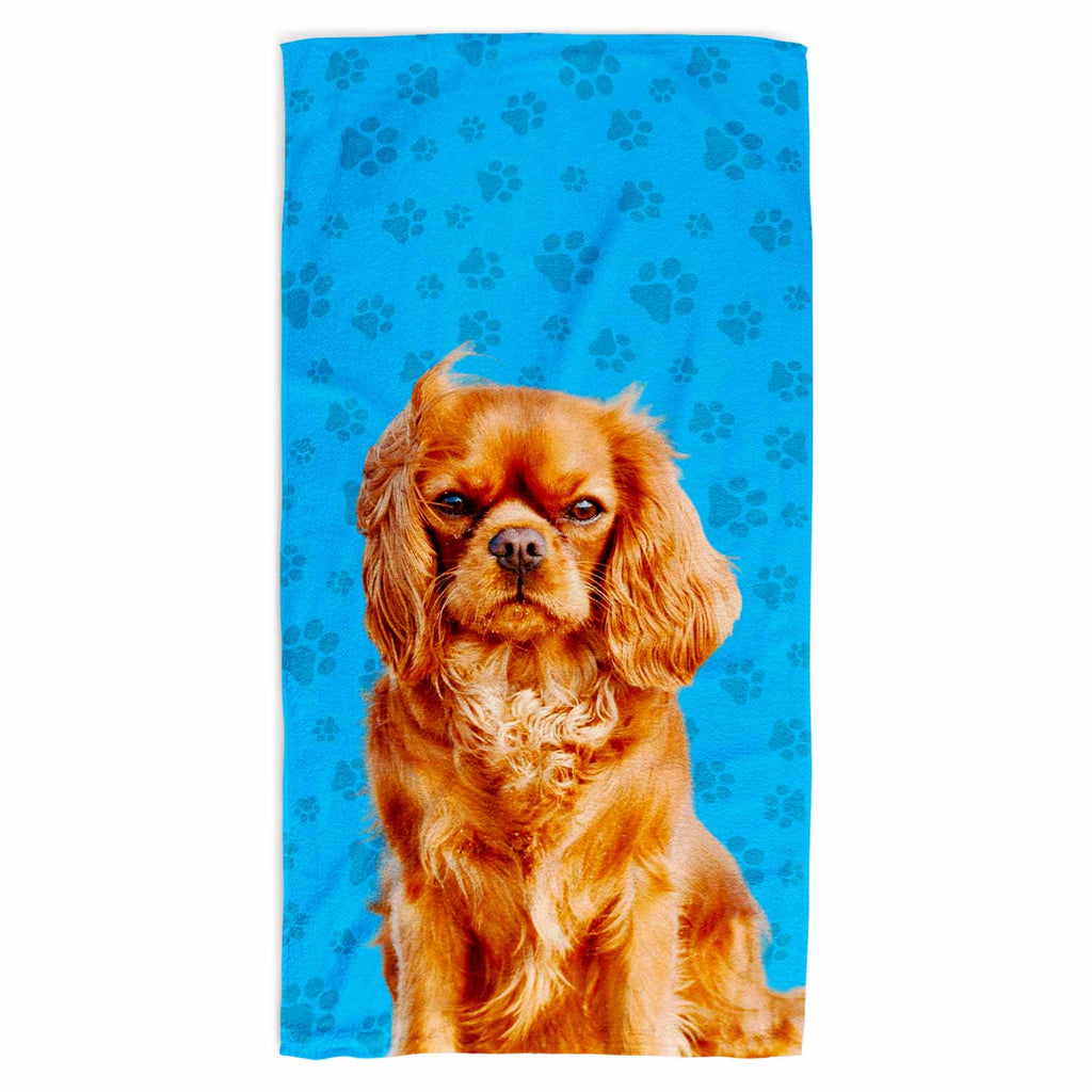 Your Dog Paw Prints Beach Towel