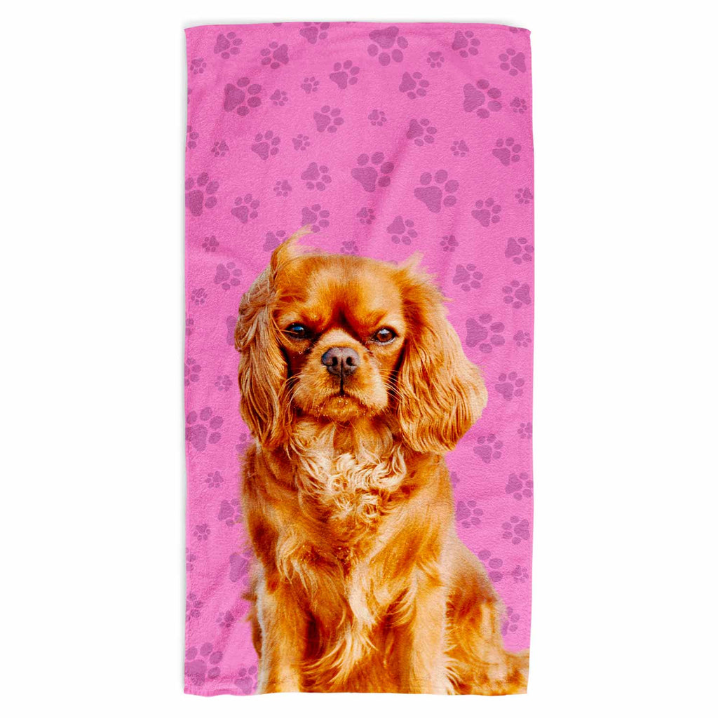 Your Dog Paw Prints Beach Towel