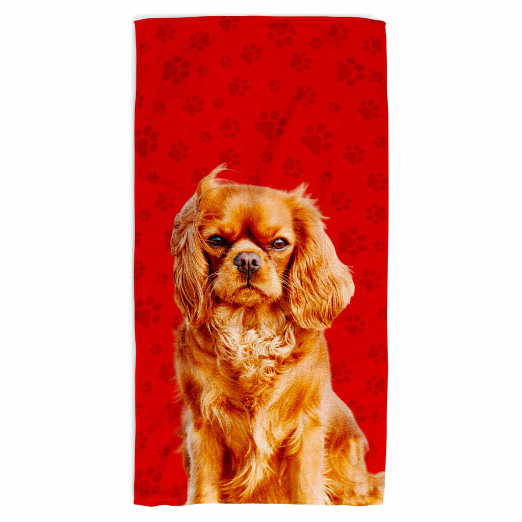 Your Dog Paw Prints Beach Towel